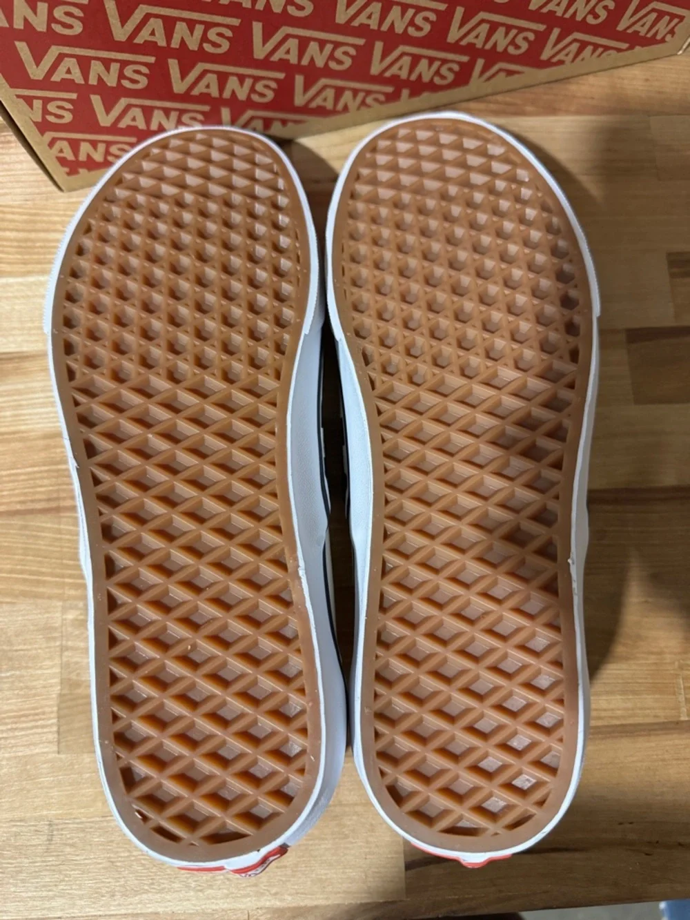 Vans Slip-On Sneakers in Black and White Checkerboard - Picture 3 of 6
